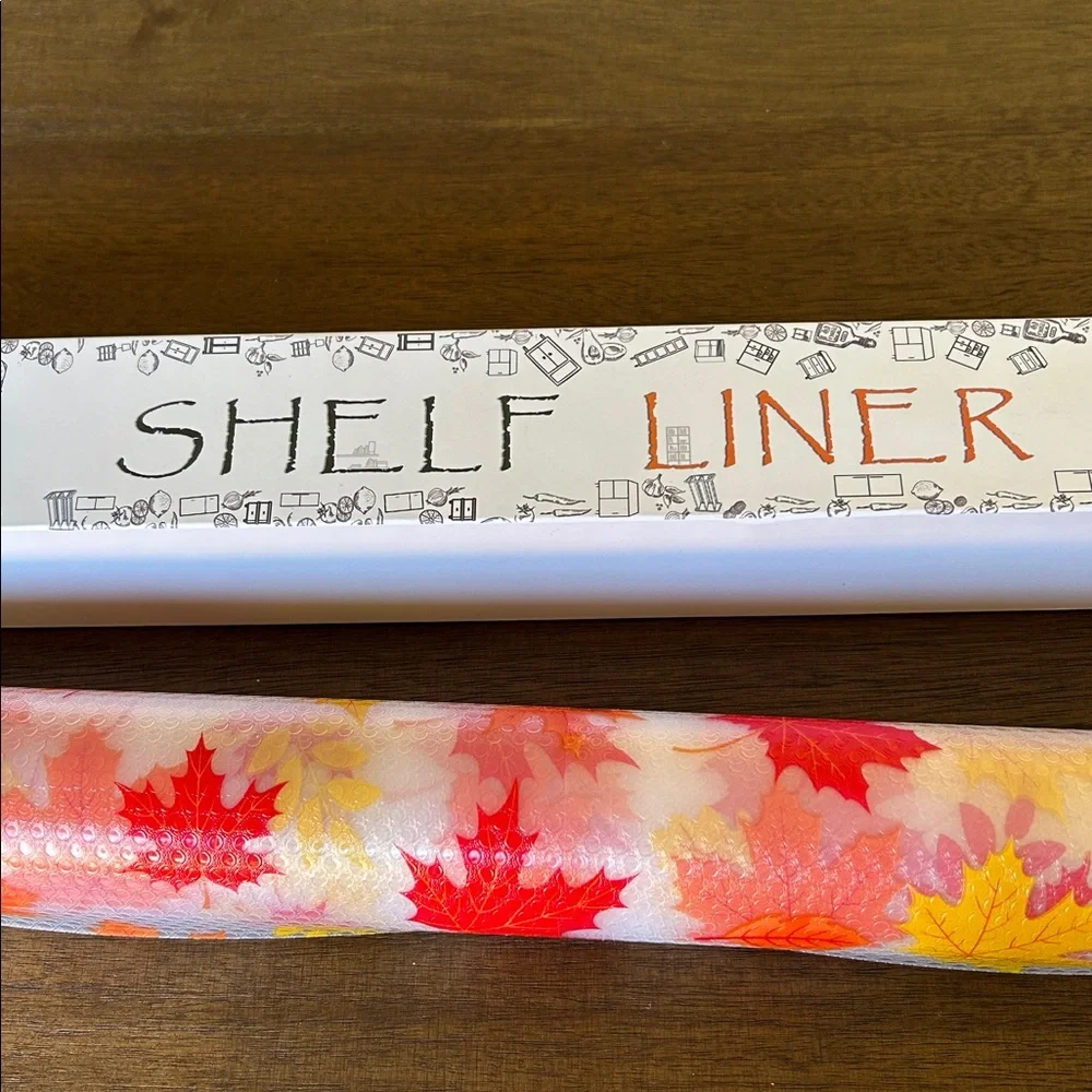 Leaf Shelf Liner Roll 16-1/2ft, 197”. New in box. 3 other rolls listed if needed